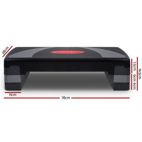 Everfit 3 Level Aerobic Step Exercise Stepper 78cm Gym Home Fitness - SuperSaverAU - view 2
