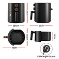 Devanti 4L Air Fryer Knob Control 1500W - SuperSaverAU - view 2