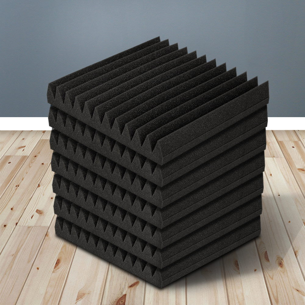 Alpha 12-Tooth Acoustic Foam Panels 30x30x5cm - 20 Pack