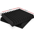 Alpha 12-Tooth Acoustic Foam Panels 30x30x5cm - 40 Pack