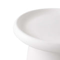 Artiss Round Coffee Table 52CM - White Plastic - SuperSaverAU - view 3