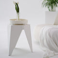 Artiss Set of 2 Stackable Bar Stools - White Plastic - SuperSaverAU - view 5
