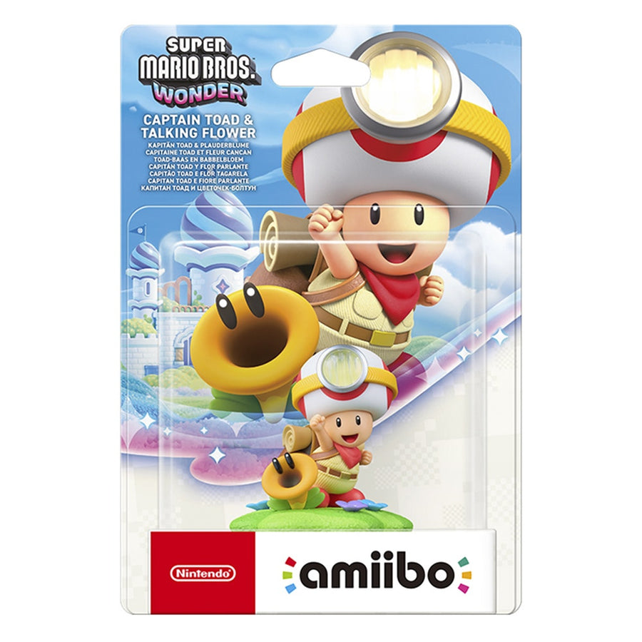 Nintendo amiibo Super Mario Bros Wonder Captain Toad and Talking Flower