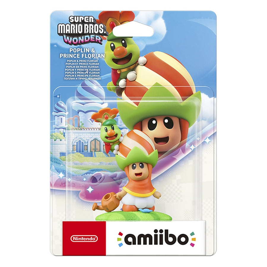 Nintendo amiibo Super Mario Bros Wonder Poplin and Prince Florian