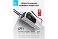 Anker 25K 165W Power Bank with Built-in Retractable Cables (Silver)