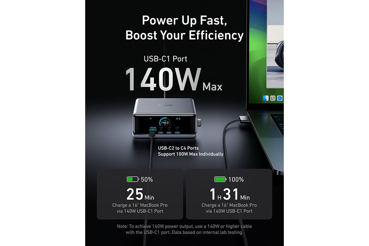 Anker Prime 250W 6 Port GaN Desktop Charger