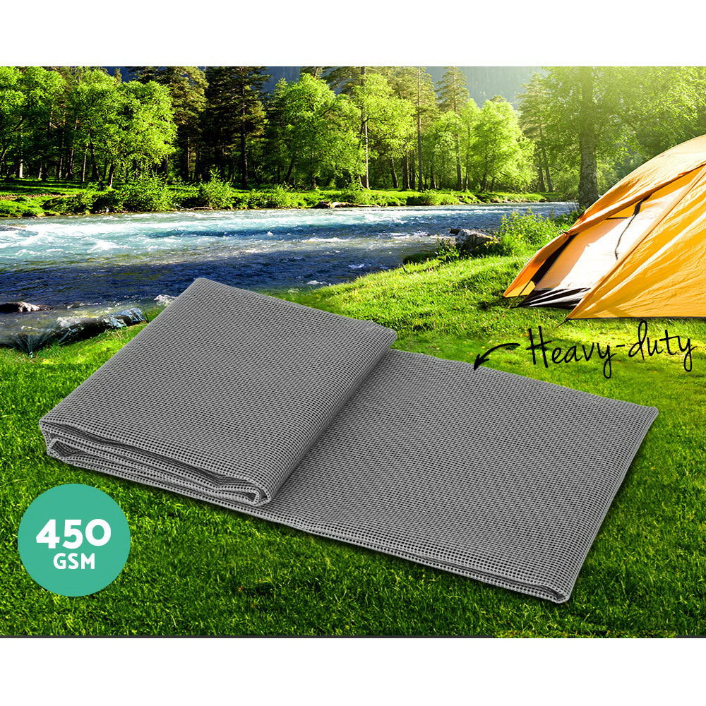 Weisshorn 4M x 2.5M Annex Matting - Heavy-Duty, UV Treated, Non-Slip - SuperSaverAU - view 3