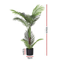 Artiss 100cm Artificial Palm Tree - Lifelike Indoor/Outdoor Decor, UV-Resistant - SuperSaverAU - view 2