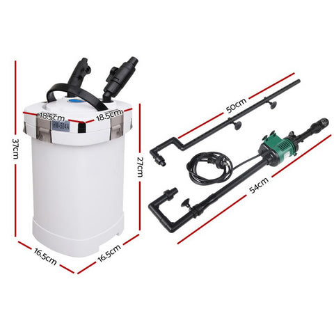 Giantz Aquarium Filter 1250L/H 4 Stage External Canister for 250L Tanks - SuperSaverAU - view 2