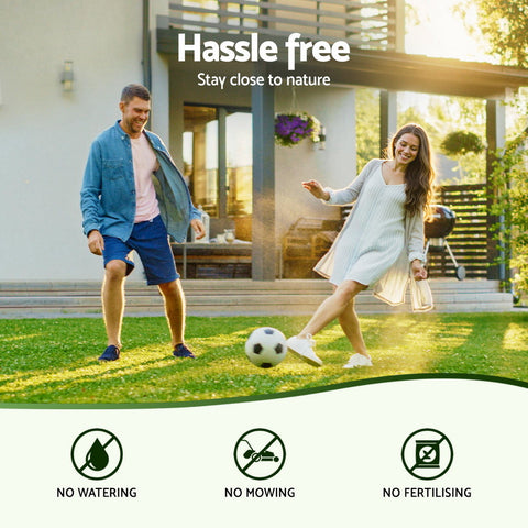 Prime Turf Synthetic Grass Mat 15mm Thick 50cm x 2m Indoor Outdoor - SuperSaverAU - view 2