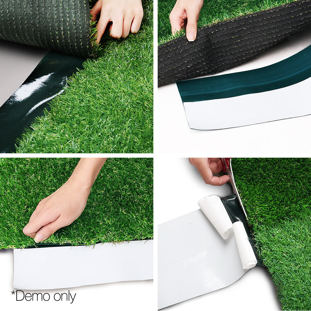 Prime Turf Artificial Grass 15cmx10m Synthetic Self Adhesive Turf Joining Tape Weed Mat