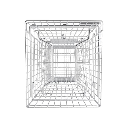 Gardeon Humane Animal Trap Cage 79x28cm - Collapsible, Spring Loaded, Silver