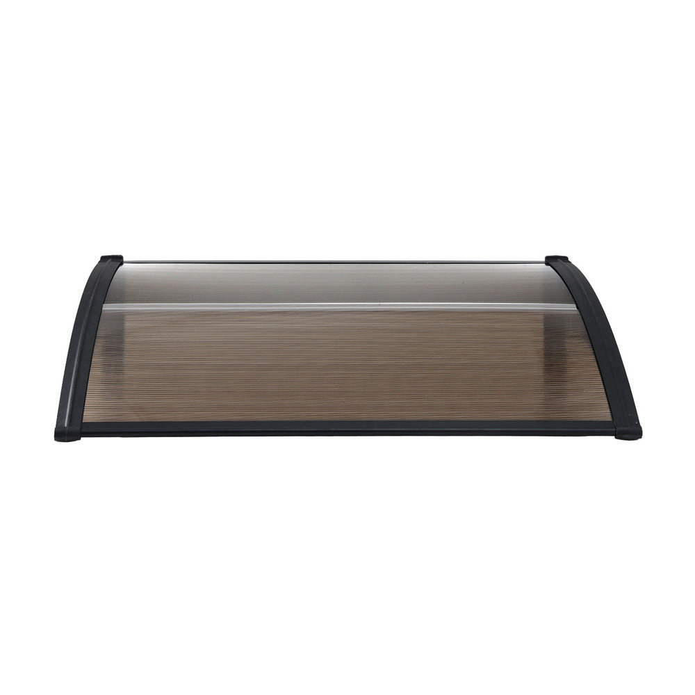 Instahut Window Door Awning – Brown Panel 0.8 x 1m