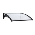 Instahut Window Door Awning – Transparent Panel 0.8 x 1m