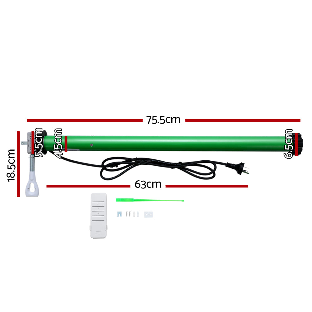 Instahut 230V Folding Arm Awning Replacement Motor 40NM with Remote Control - SuperSaverAU - view 1