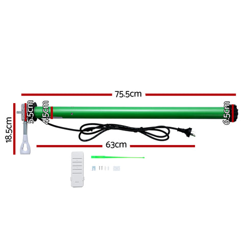 Instahut 230V Folding Arm Awning Replacement Motor 40NM with Remote Control - SuperSaverAU - view 1