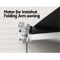 Instahut 230V Folding Arm Awning Replacement Motor 40NM with Remote Control - SuperSaverAU - view 3