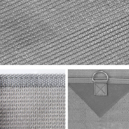 Caravan Privacy Screen Roll Out Awning 4.6x1.95M UV Protected Grey