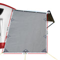 Caravan End Screen 1.95 x 2.2M Grey - Water-Repellent, Reversible, UV Protection - SuperSaverAU - view 2