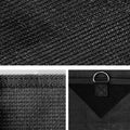 Caravan Privacy Screen Roll Out Awning 1.95x2.2M Black UV Protection - SuperSaverAU - view 2