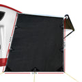 Caravan Privacy Screen Roll Out Awning 1.95x2.2M Black UV Protection - SuperSaverAU - view 3