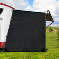 Caravan Privacy Screen Roll Out Awning 1.95x2.2M Black UV Protection - SuperSaverAU - view 6