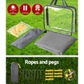 Caravan Privacy Screen Roll Out Awning 2.1x1.8M Sun Shade Grey - UV Protection, Reversible - SuperSaverAU - view 5