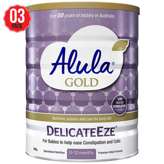 Alula Gold DelicateEze Formula 0 To 12 Months 3 x 850g