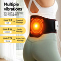 Livemor 124cm Lumbar Support Belt with Airbag Traction Heat and Vibration Massage