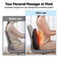 Livemor Cordless Heated Back Massager with Type-C Charging for Neck Shoulders and Lumbar