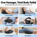 Livemor Cordless Heated Back Massager with Type-C Charging for Neck Shoulders and Lumbar