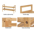Artiss Hina Shoe Rack - Bamboo Storage for 6 Pairs - SuperSaverAU - view 3