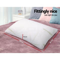 Giselle Bedding Bamboo Fabric Shredded Memory Foam Pillow Twin Pack 70x40 cm - SuperSaverAU - view 2