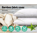 Giselle Bedding Bamboo Fabric Shredded Memory Foam Pillow Twin Pack 70x40 cm - SuperSaverAU - view 4