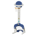 Keezi Kids Basketball Hoop Stand Adjustable 6-in-1 Sports Center Toys Set Blue - SuperSaverAU - view 1