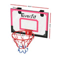 Everfit Mini Basketball Hoop with Shatterproof Backboard, Ball & Pump - Red, 23 Inch