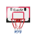 Everfit Mini Basketball Hoop with Shatterproof Backboard, Ball & Pump - Red, 23 Inch