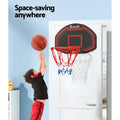 Everfit 38" Basketball Hoop Backboard Door Wall Mounted Ring Net Sports Kids - SuperSaverAU - view 5