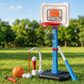 Keezi Kids Basketball Hoop Stand Baseball Set Adjustable Height Sports Toys Blue - SuperSaverAU - view 1