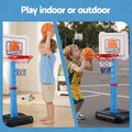 Keezi Kids Basketball Hoop Stand Baseball Set Adjustable Height Sports Toys Blue - SuperSaverAU - view 5