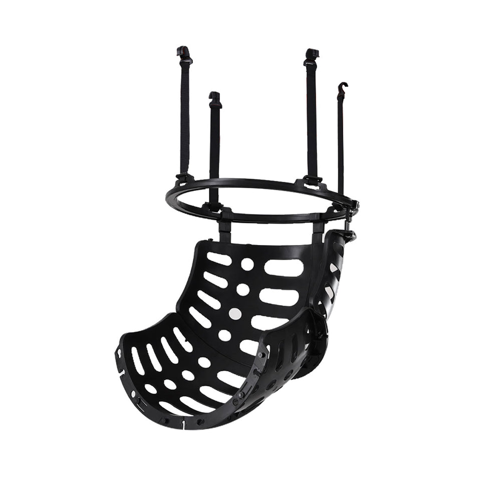 Everfit Basketball Hoop Rebounder with 360° Rotating Ball Return - Black