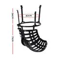Everfit Basketball Hoop Rebounder with 360° Rotating Ball Return - Black