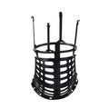 Everfit Basketball Hoop Rebounder with 360° Rotating Ball Return - Black