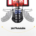 Everfit Basketball Hoop Rebounder with 360° Rotating Ball Return - Black