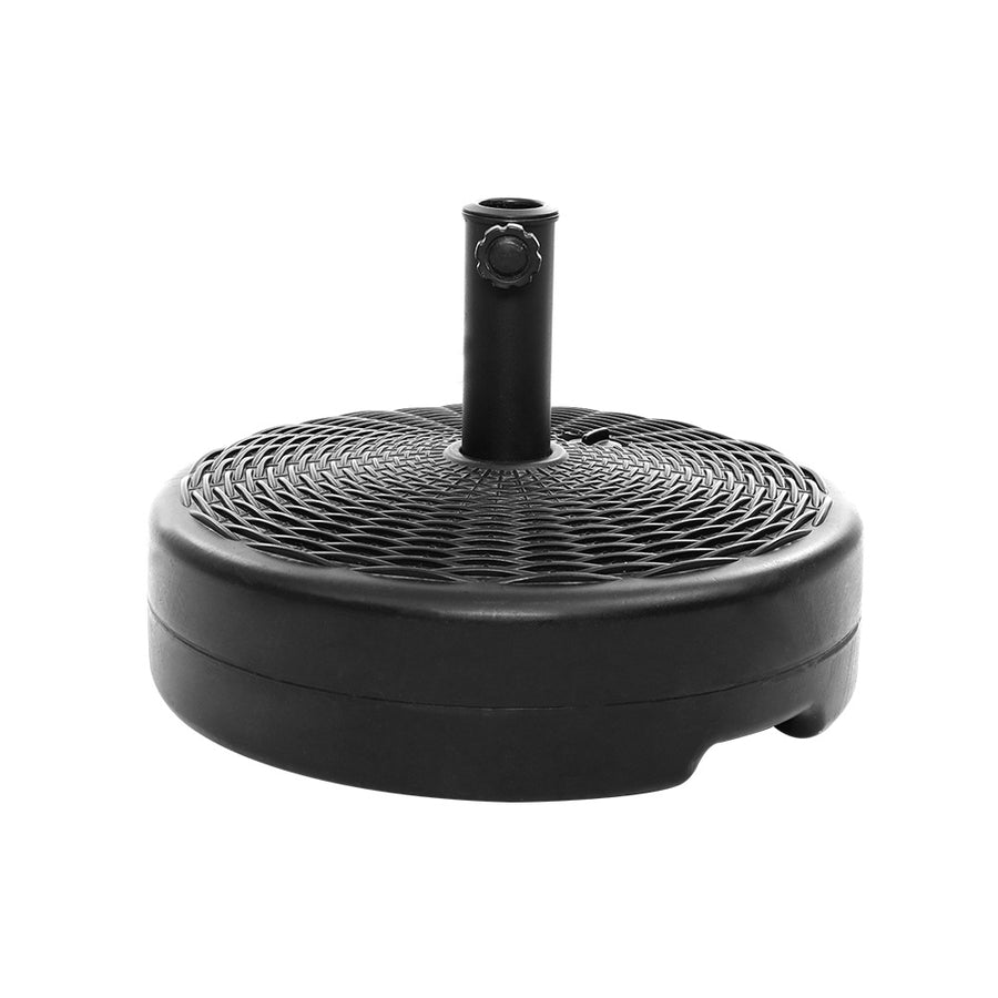 Instahut 51cm Outdoor Umbrella Base Round Stand, 23kg Water-Filled Stability - SuperSaverAU - view 1