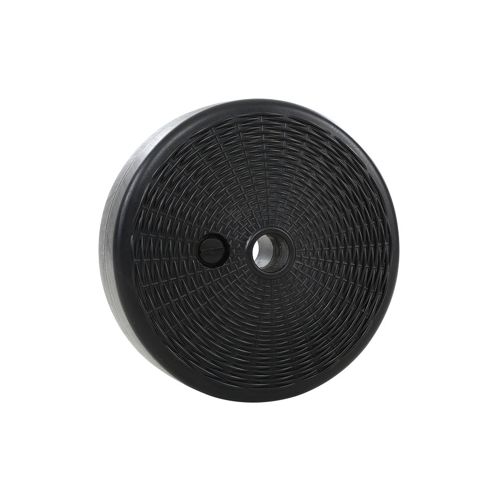 Instahut 51cm Outdoor Umbrella Base Round Stand, 23kg Water-Filled Stability - SuperSaverAU - view 3