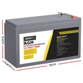 Giantz 12V Deep Cycle Battery 9Ah - Portable, AGM, 1400 Cycles, Maintenance-Free - SuperSaverAU - view 1
