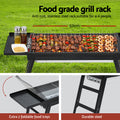 Grillz Foldable Charcoal BBQ Grill – Stainless Steel Rack