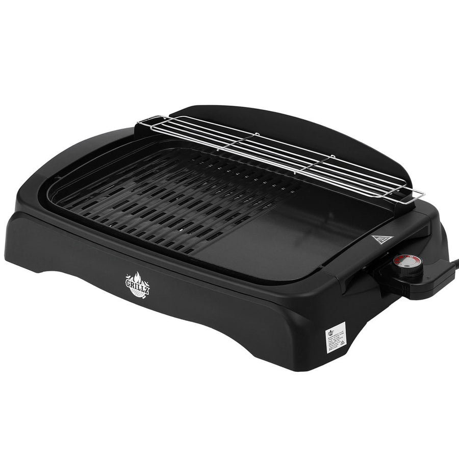 GRILLZ Electric Smokeless BBQ Grill 52cm x 36cm, 1950W, Non-stick, Indoor/Outdoor - SuperSaverAU - view 1