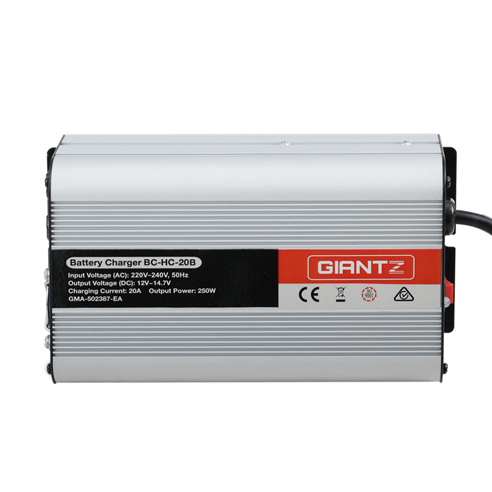 Giantz 20A Battery Charger 12V with Automatic Overcharge Protection, 1.2kg - SuperSaverAU - view 3